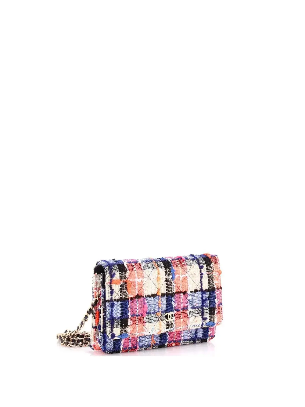 Chanel Wallet On Chain Quilted Tweed #281360C40B